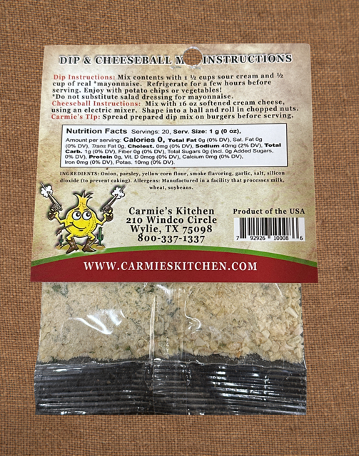 Western Onion Dip & Cheeseball Mix