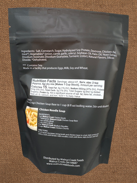 Chicken Flavored Soup Base