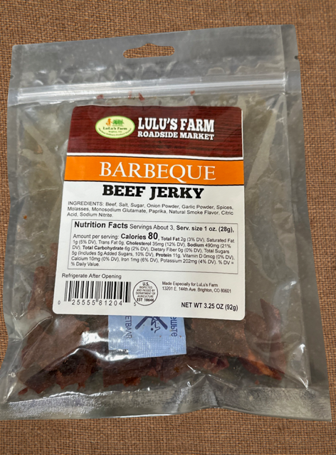 Barbeque Beef Jerky