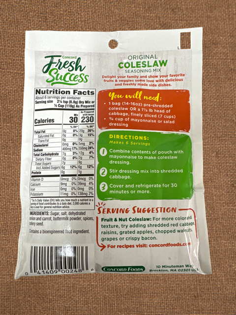 Original Coleslaw Mix
