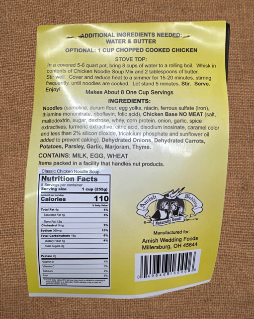 Creamy Chicken Noodle Soup Mix