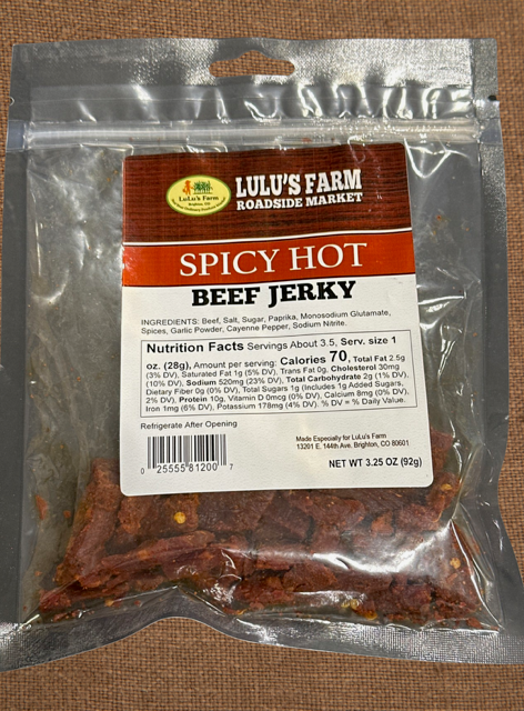 Spicy Hot Beef Jerky