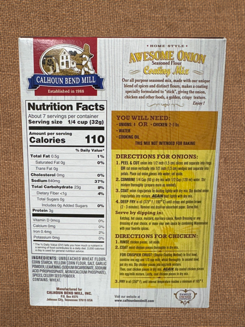Awesome Onion Coating Mix