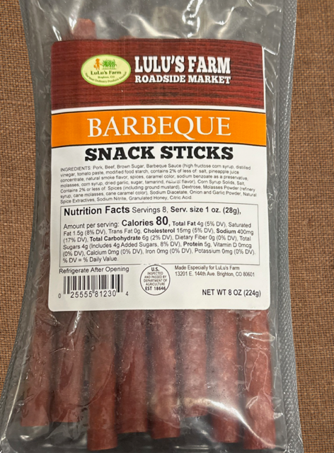 Barbeque Snack Sticks