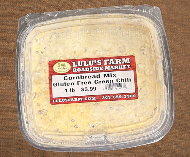 Green Chile Cornbread Mix--Gluten Free