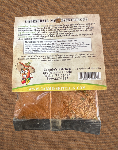 Mariachi Mexican Cheeseball Mix