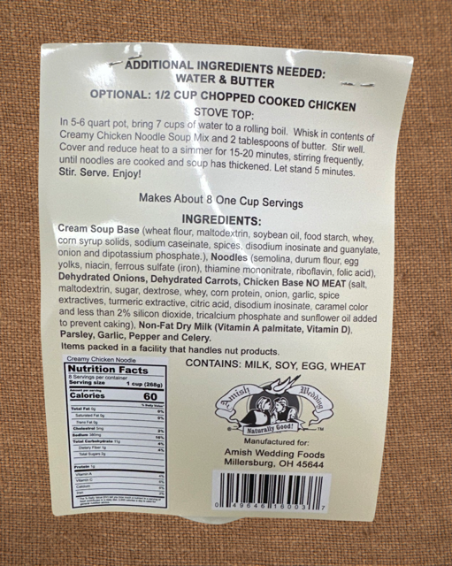 Creamy Chicken Noodle Soup Mix