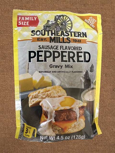Sausage Flavored Peppered Gravy Mix