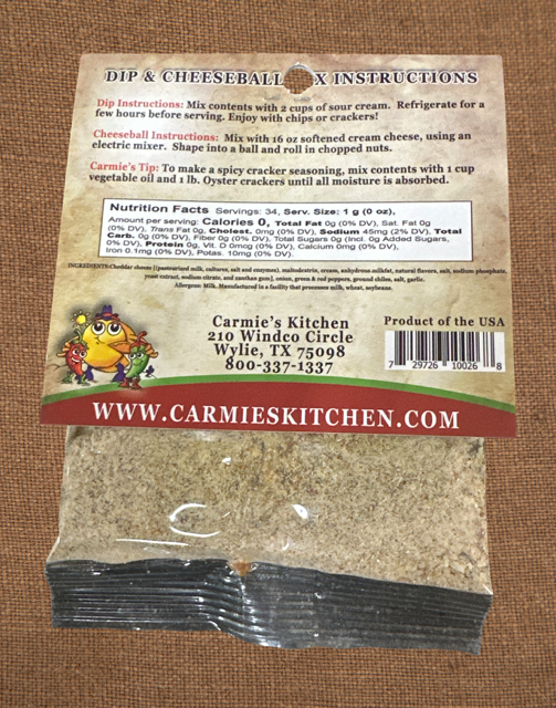 Jalapeno Cheddar Dip & Cheeseball Mix
