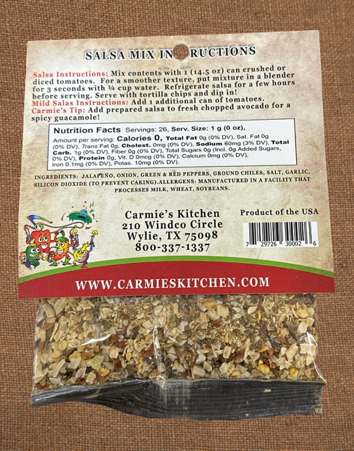 Wild West Salsa Mix