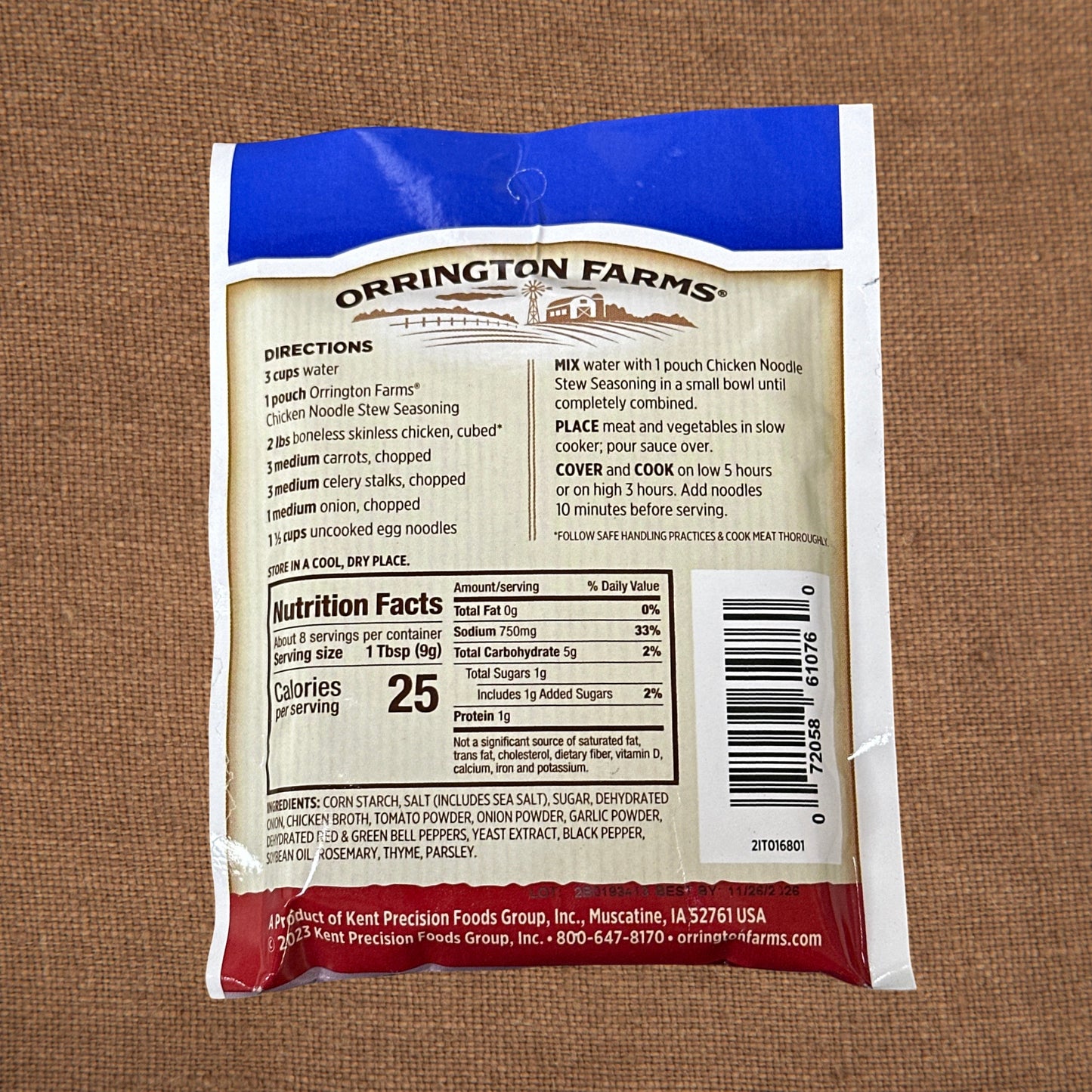 Chicken Noodle Stew Seasoning