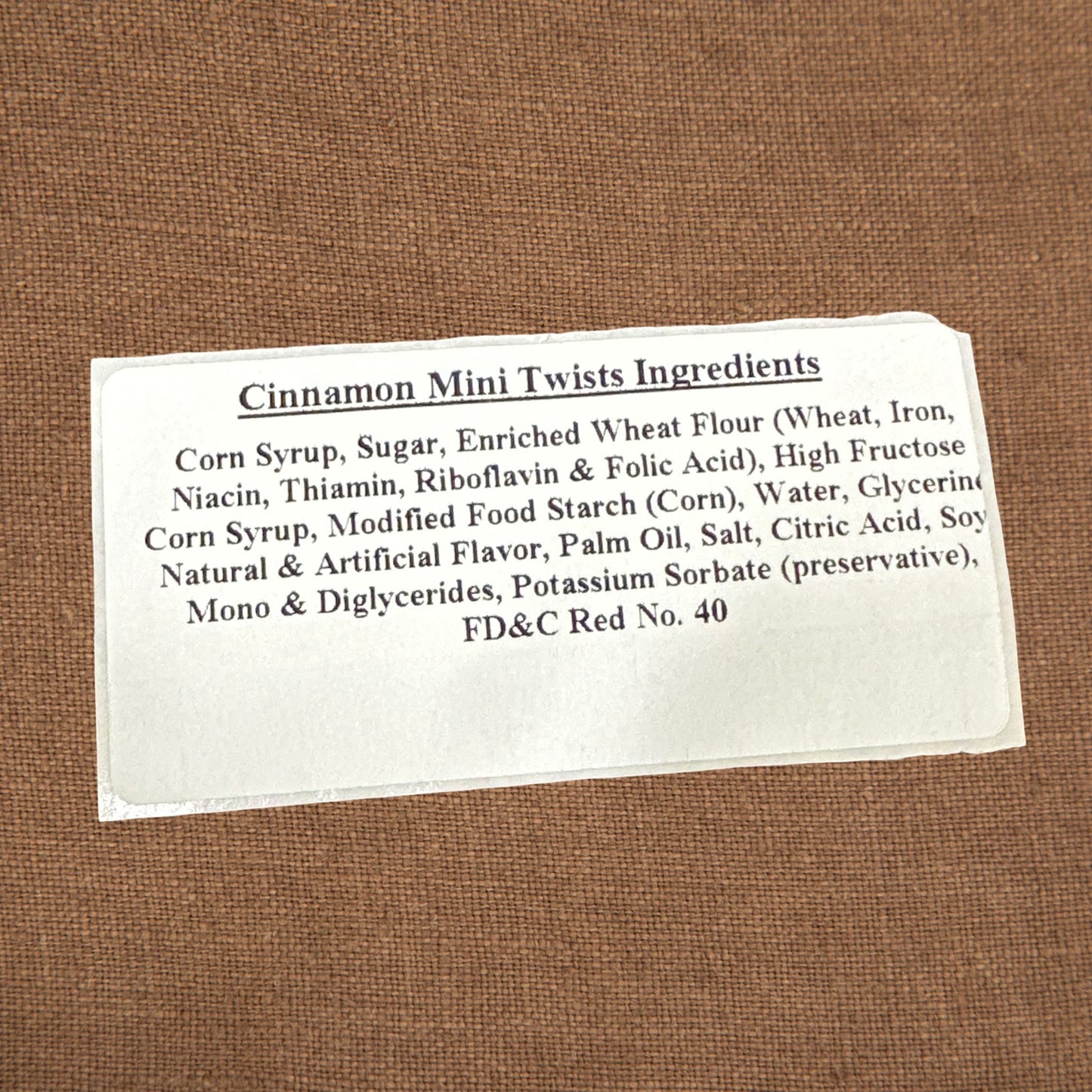 Cinnamon Mini Twists