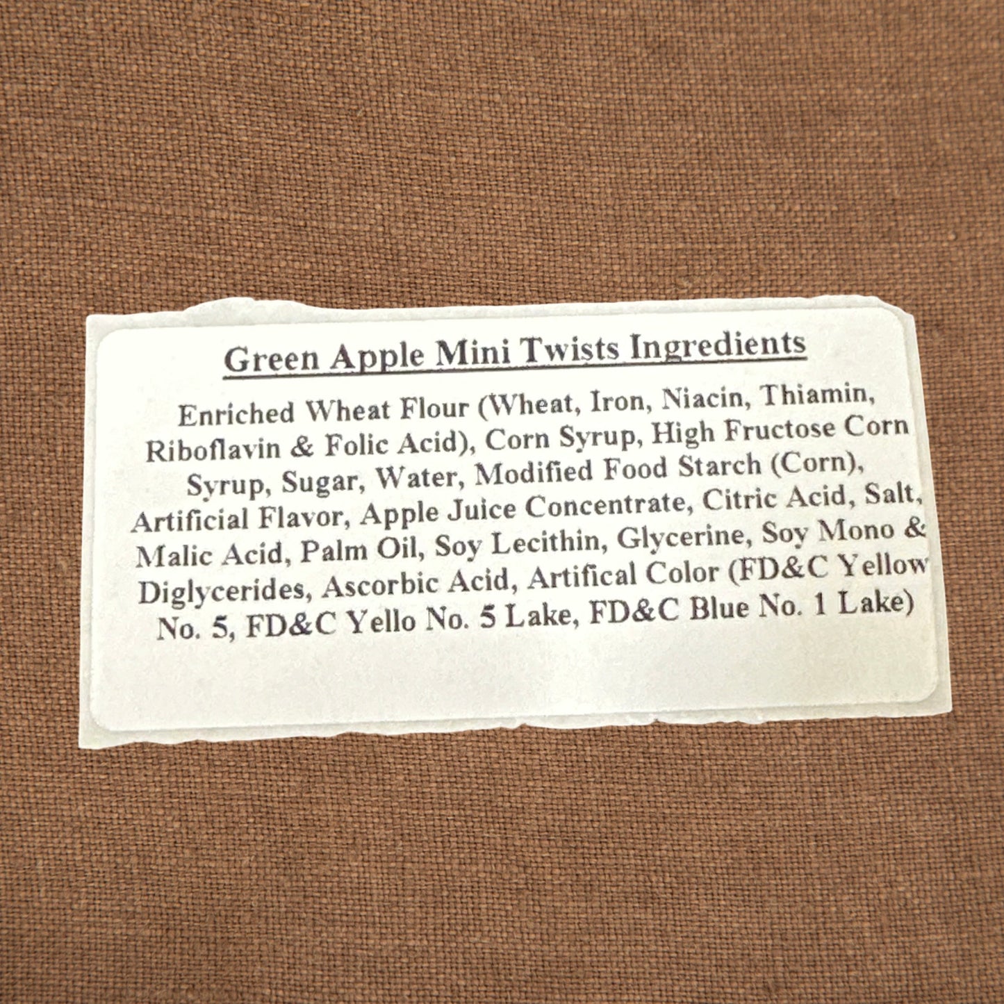 Green Apple Mini Twists
