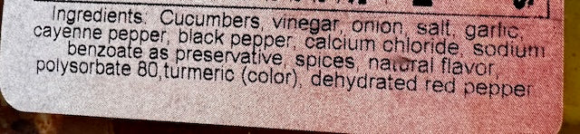 Peppered Pickle Sticks