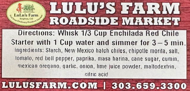 Enchilada Red Chile Starter