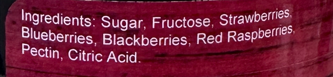 Mixed Berry Jam