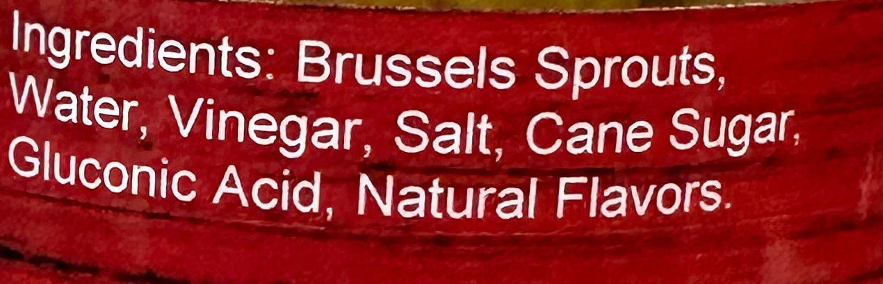 Mild Pickled Brussel Sprouts