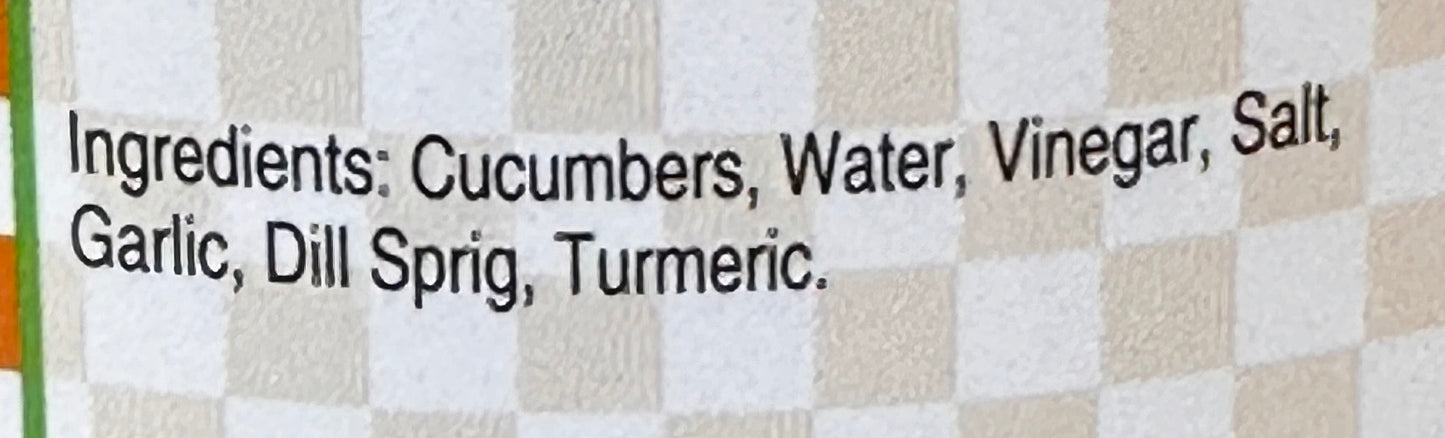 Whole Baby Dill Pickles