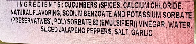 Garlic & Sea Salt Dilled Pickles