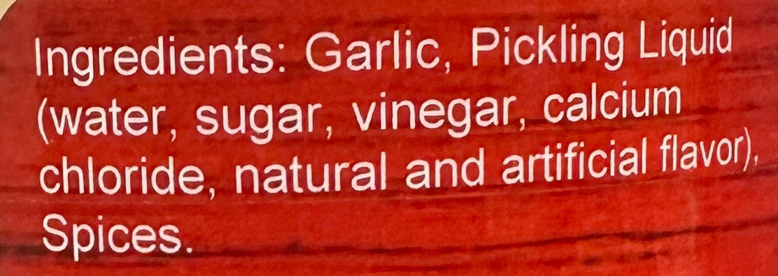 Sweet Pickled Garlic