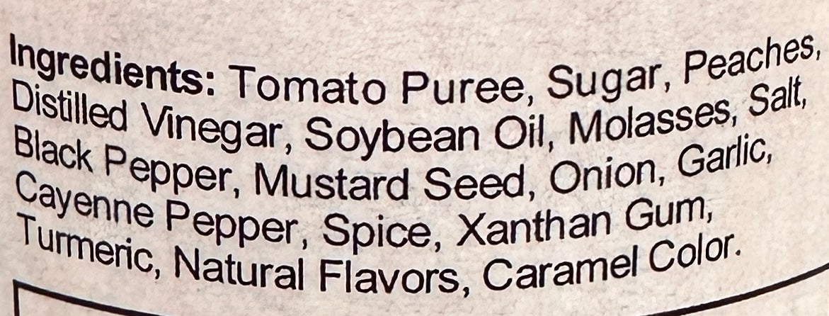 Bourbon Peach BBQ Sauce