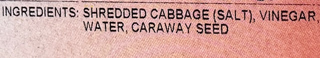 German Sauerkraut