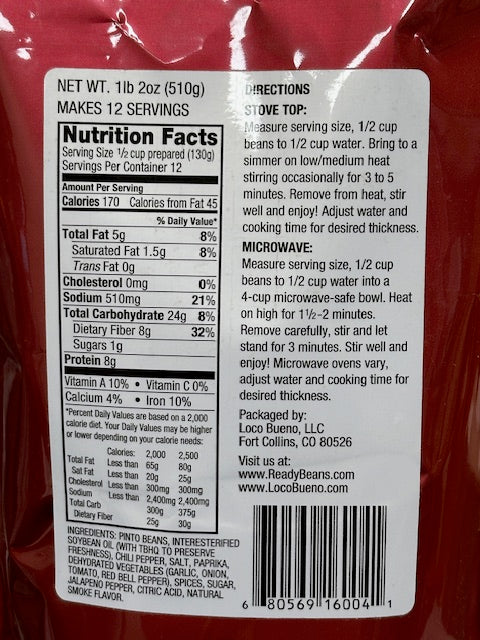 Jalapeno & Chili Refried Pinto Beans