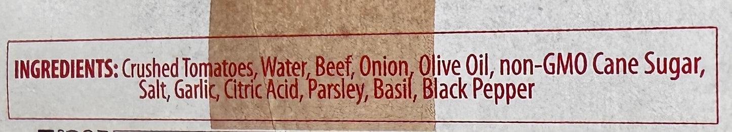 Butchers Blend Ground Beef Pasta Sauce