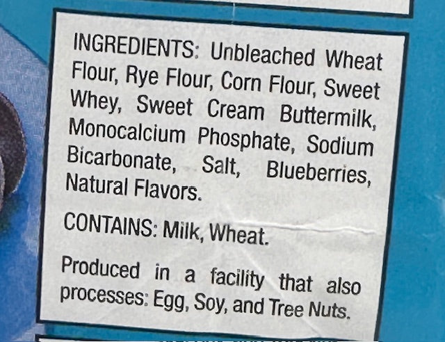 Blueberry Pancake Mix
