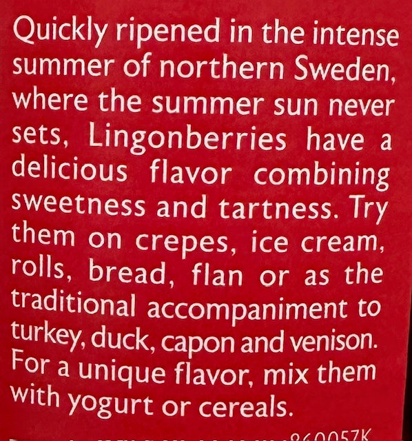 Lingonberries