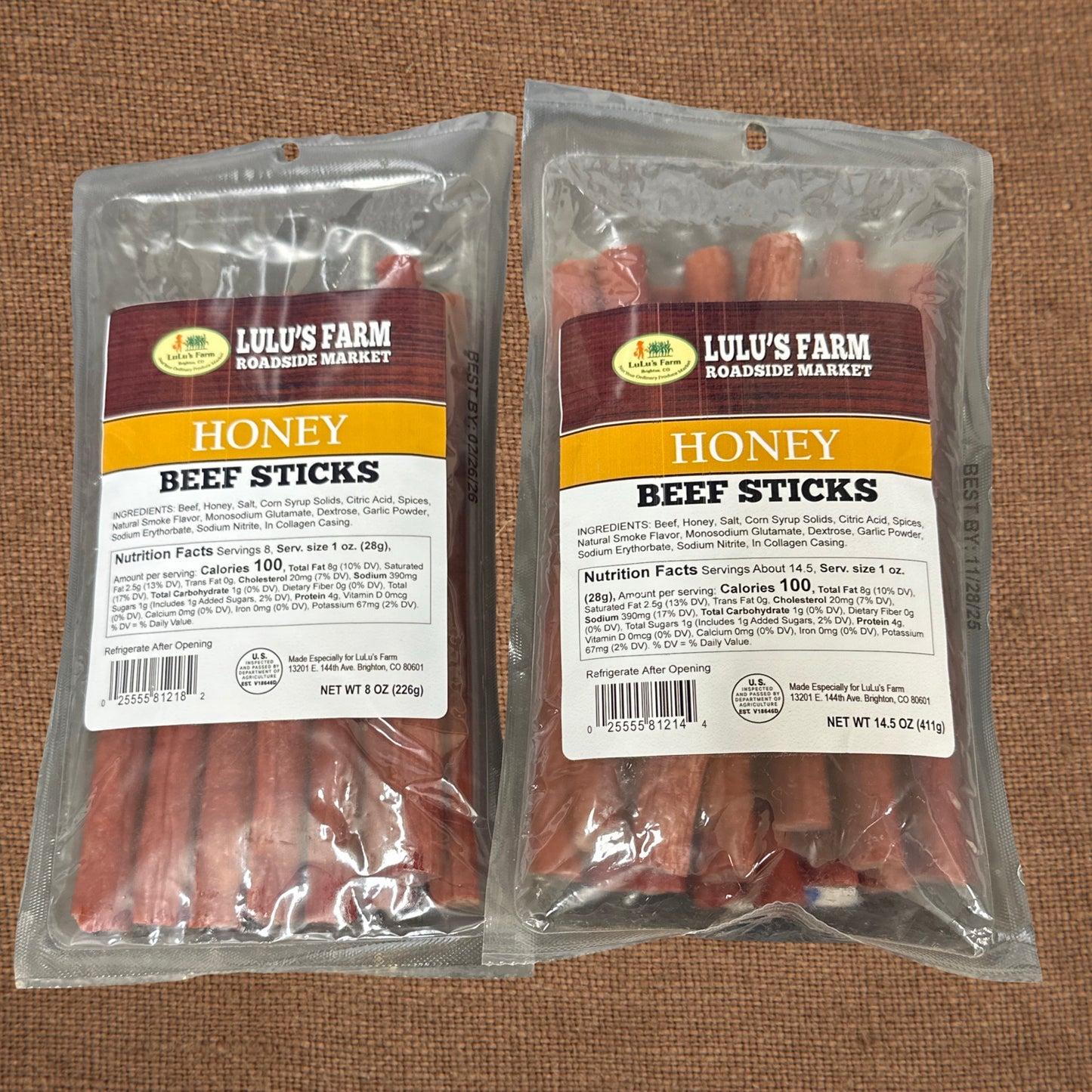 Honey Beef Sticks