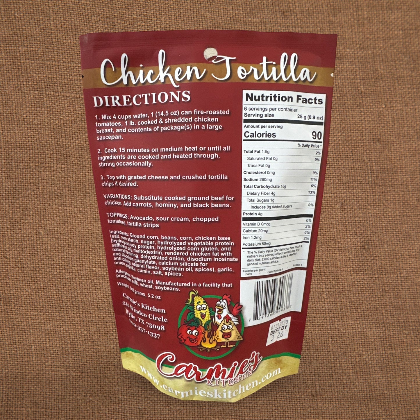 Chicken Tortilla Soup Mix