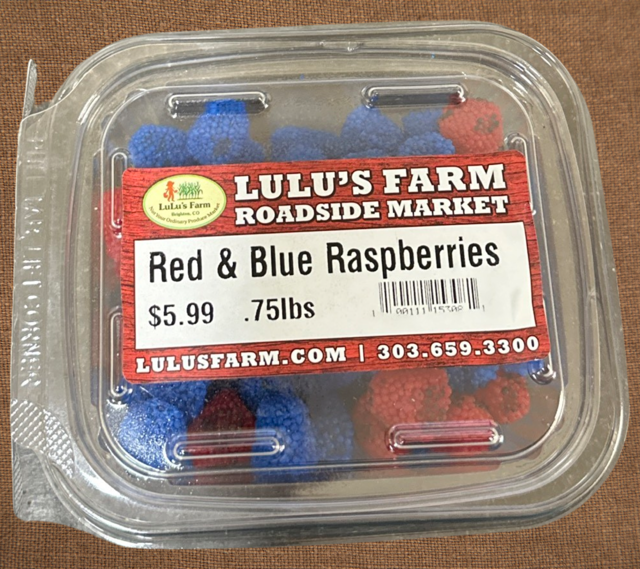 Red & Blue Raspberries