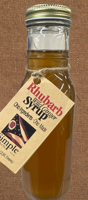 Rhubarb Wild Ginger Syrup