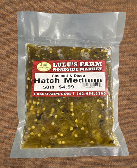 Hatch Medium Cleaned & Diced 0.50 lb.