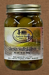 Gherkin Stuffed Olives