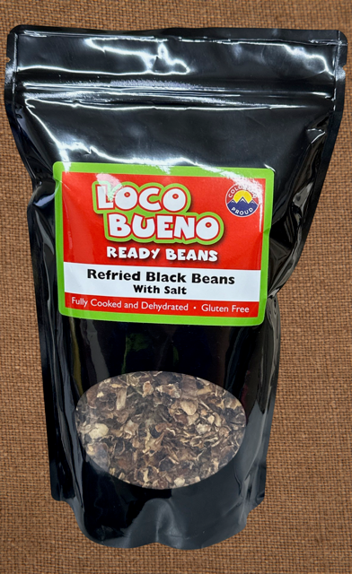 Refried Black Beans with Salt