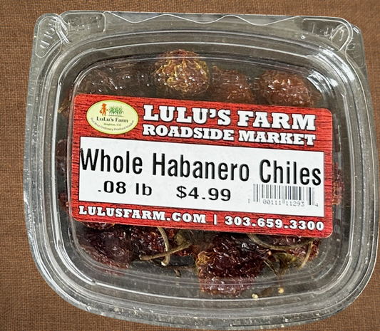 Habanero Chiles Whole