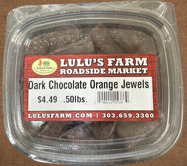 Dark Chocolate Orange Jewels