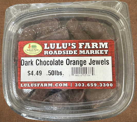 Dark Chocolate Orange Jewels