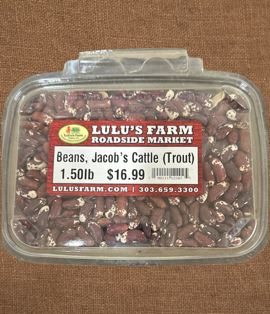 Jacob's Cattle (Trout) Beans