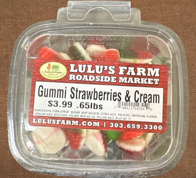 Gummi Strawberries & Cream