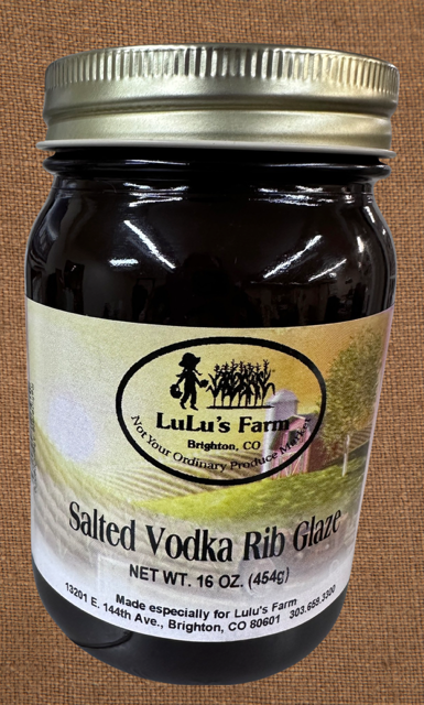 Salted Vodka Rib Glaze