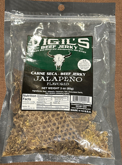 New Mexico Beef Carne Seca Jalapeno