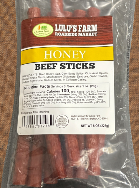 Honey Beef Sticks