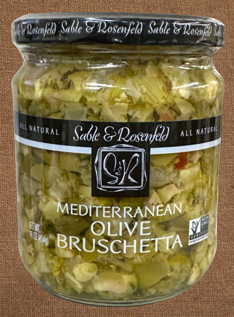 Mediterranean Olives Bruschetta