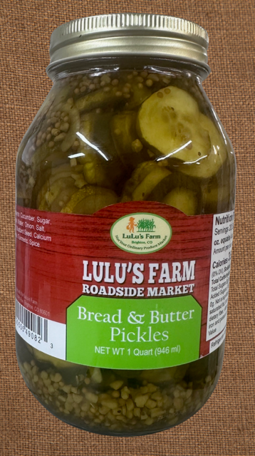 Bread & Butter Pickles 32 oz