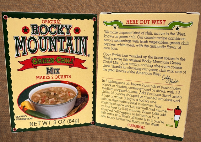 Rocky Mountain Green Chili Mix