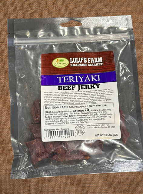 Teriyaki Beef Jerky