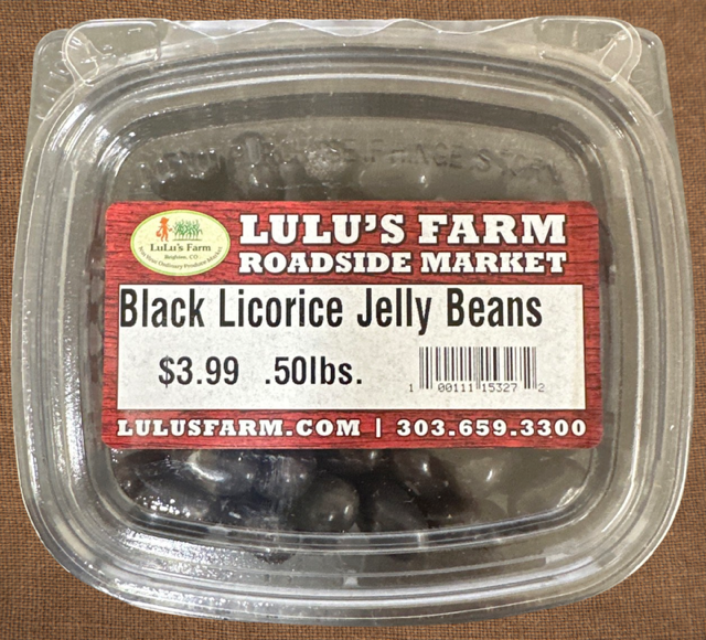 Black Licorice Jelly Beans